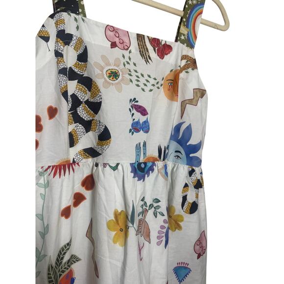 Bellambra Italy Conversational Midi Dress Sz. M - Picture 4 of 10